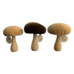 Flora Bunda Fall Mushroom Decorative Decor Set of 3